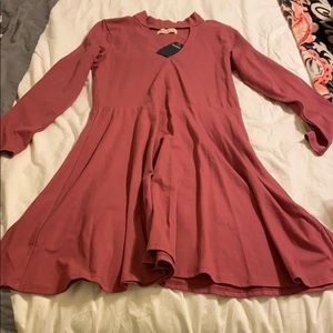 Dusty rose dress